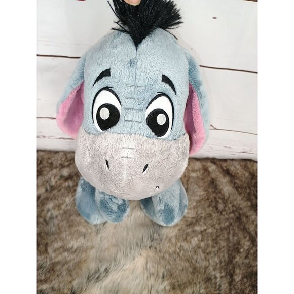 Disney Eeyore Plush Toy 12" Winnie The Pooh Character Eeyore Soft Stuffed Animal - Picture 3 of 7